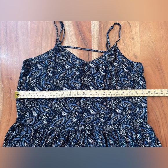 American Eagle Outfitters Navy Paisley Mini Dress - Picture 9 of 10